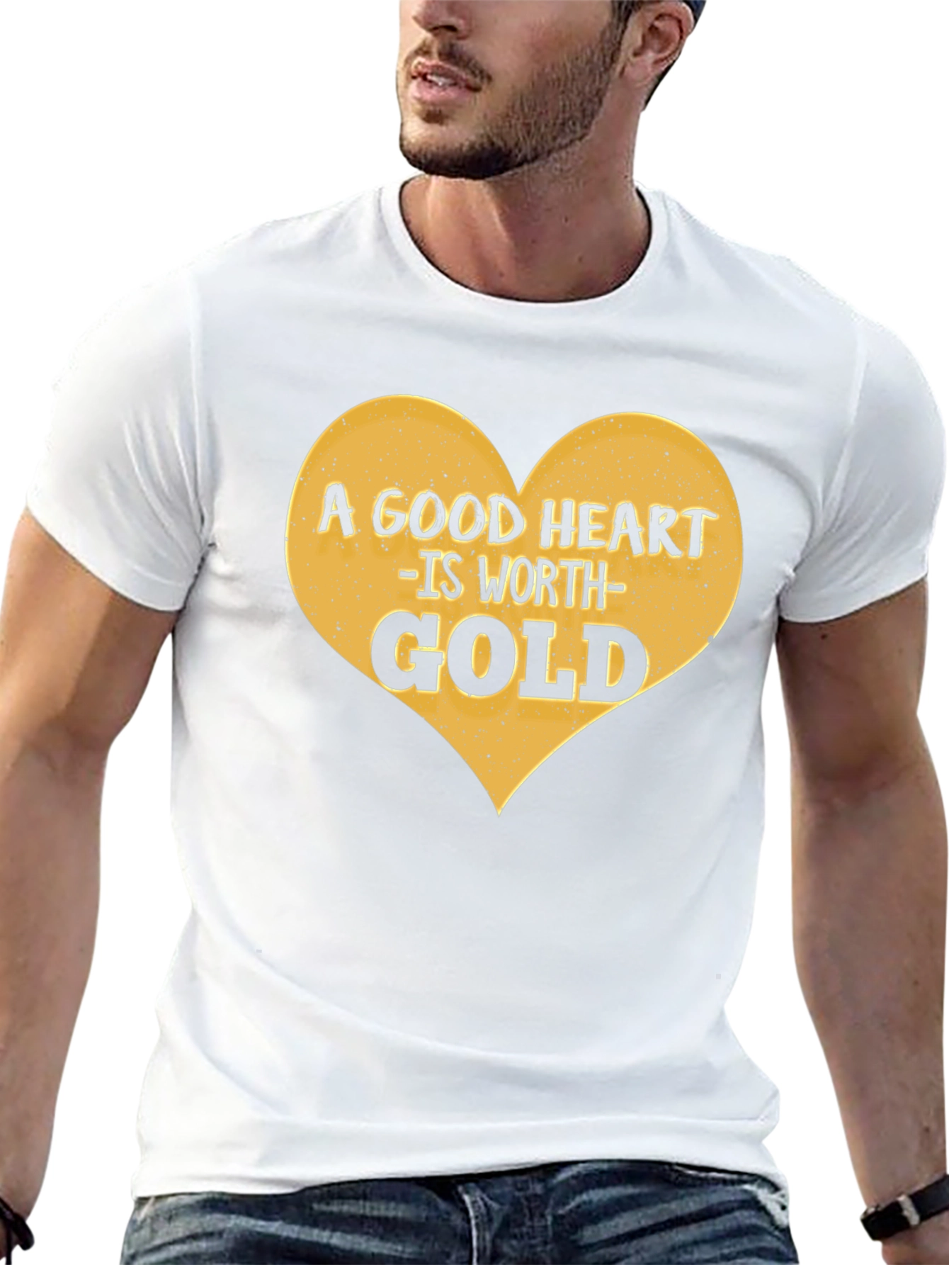 A Good Heart is Worth Gold Graphic Tee