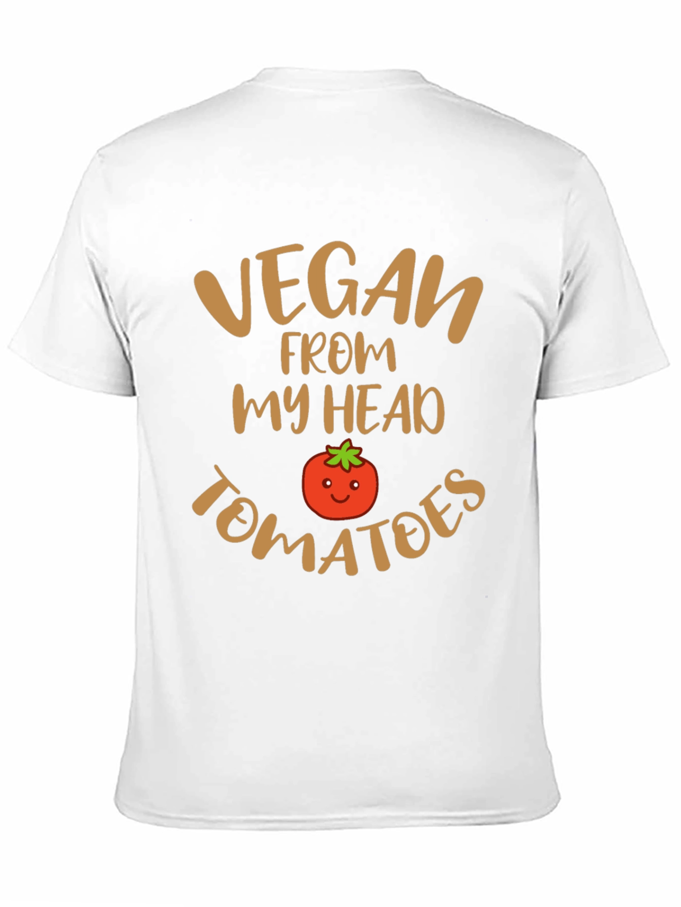 Vegan From My Head Tomatoes Graphic Tee