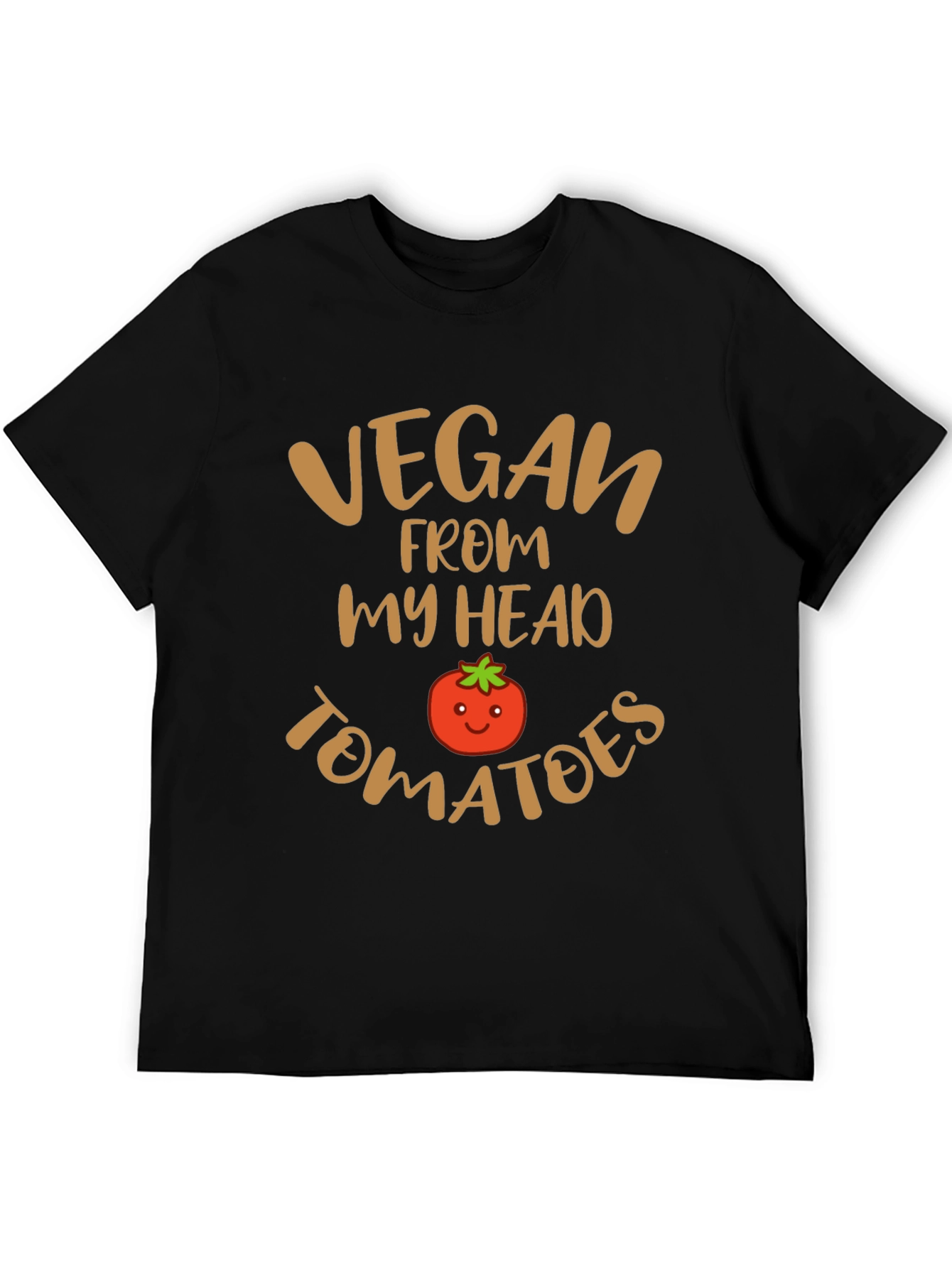 Vegan From My Head Tomatoes Graphic Tee