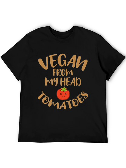 Vegan From My Head Tomatoes Graphic Tee