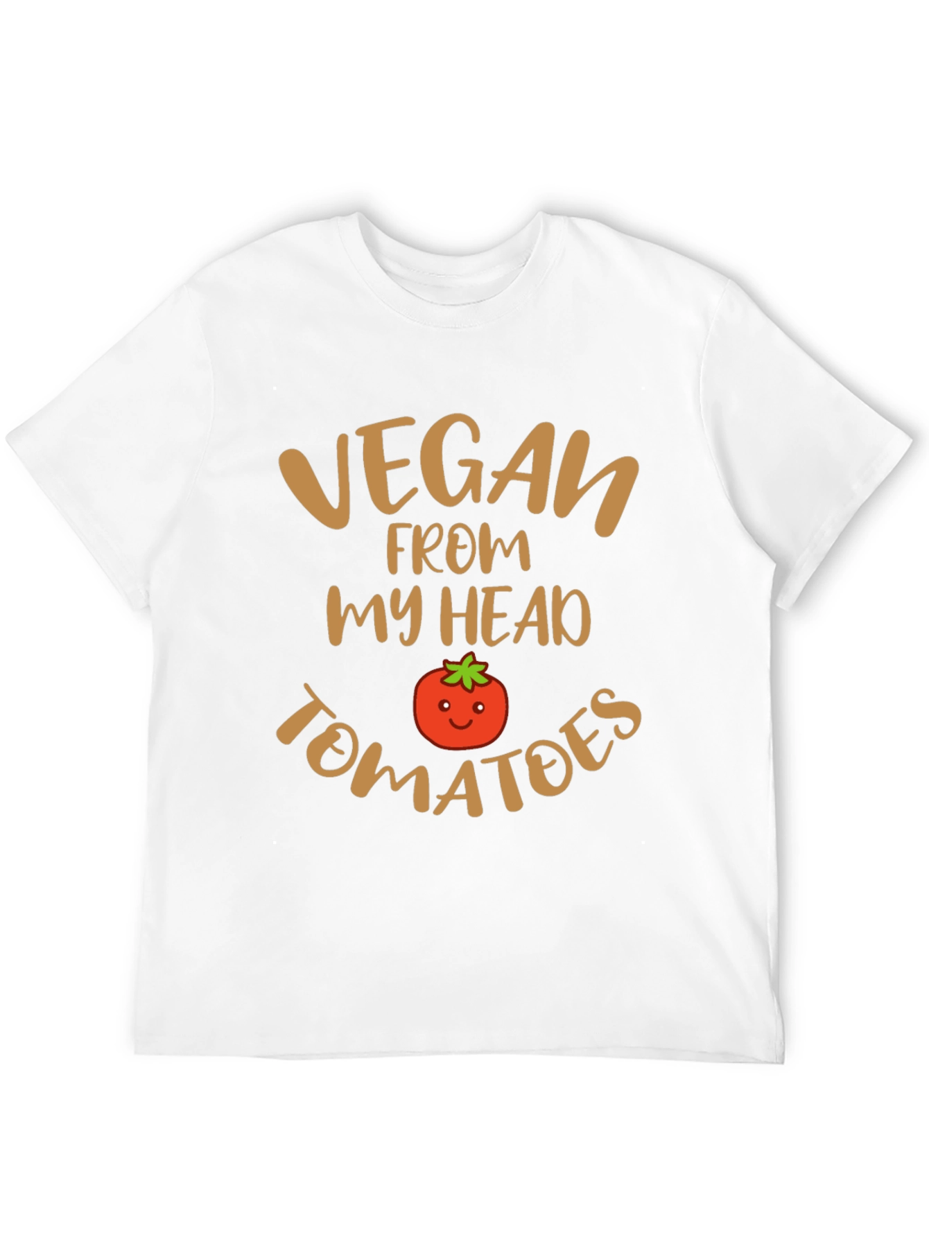 Vegan From My Head Tomatoes Graphic Tee