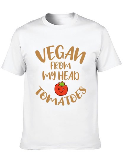 Vegan From My Head Tomatoes Graphic Tee