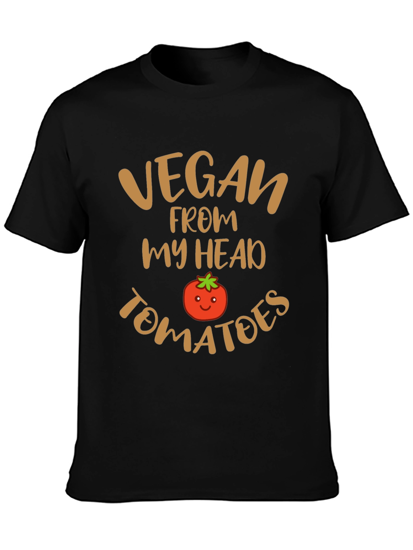 Vegan From My Head Tomatoes Graphic Tee