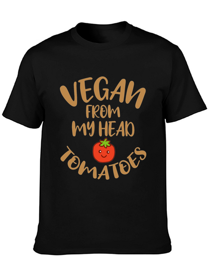 Vegan From My Head Tomatoes Graphic Tee