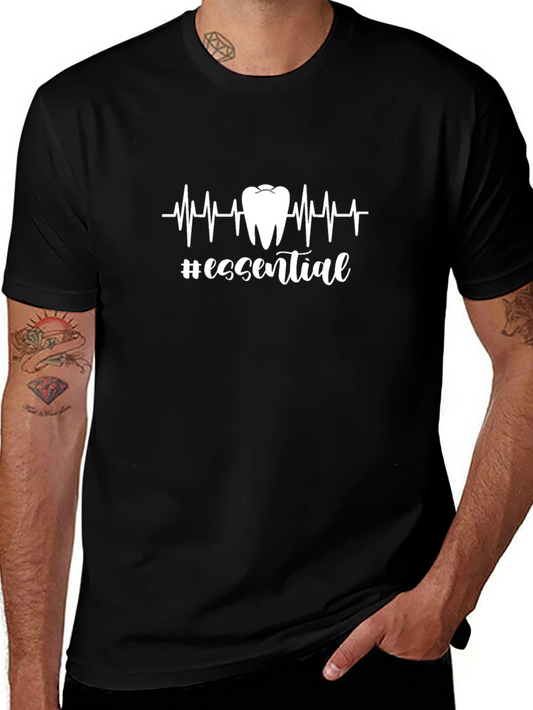 Essential Dentist T-Shirt - Black Cotton Tee