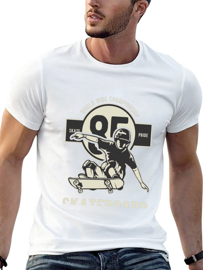 Skateboarder Tee - World Wide Championship Design