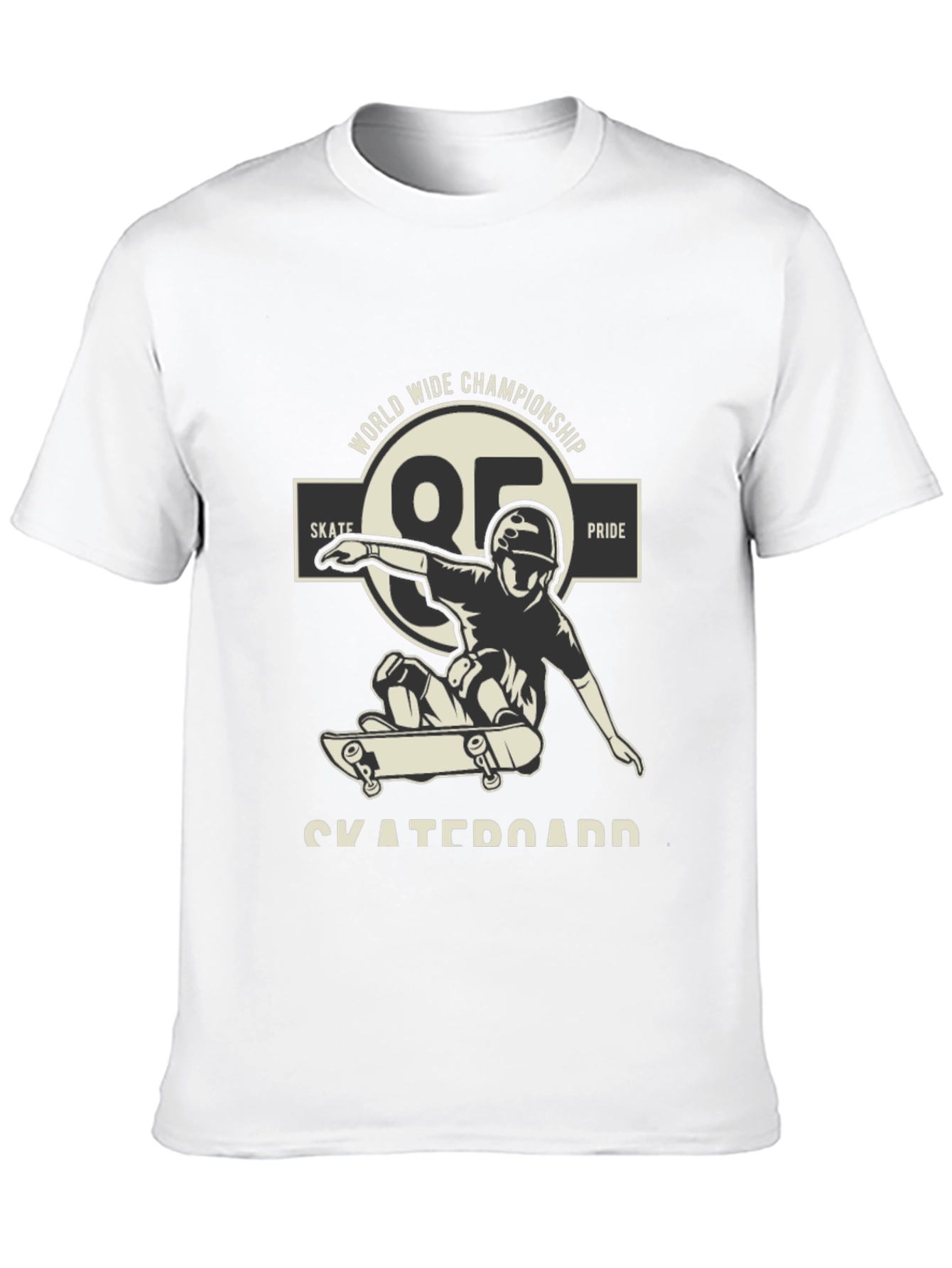 Skateboarder Tee - World Wide Championship Design