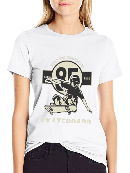Skateboarder Tee - World Wide Championship Design