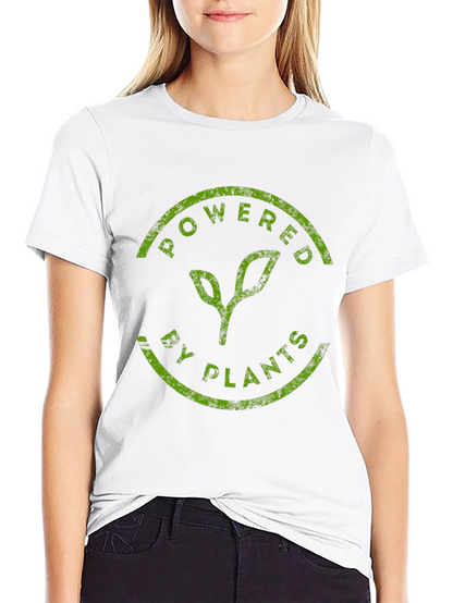 Powered By Plants Vegan Graphic T-Shirt