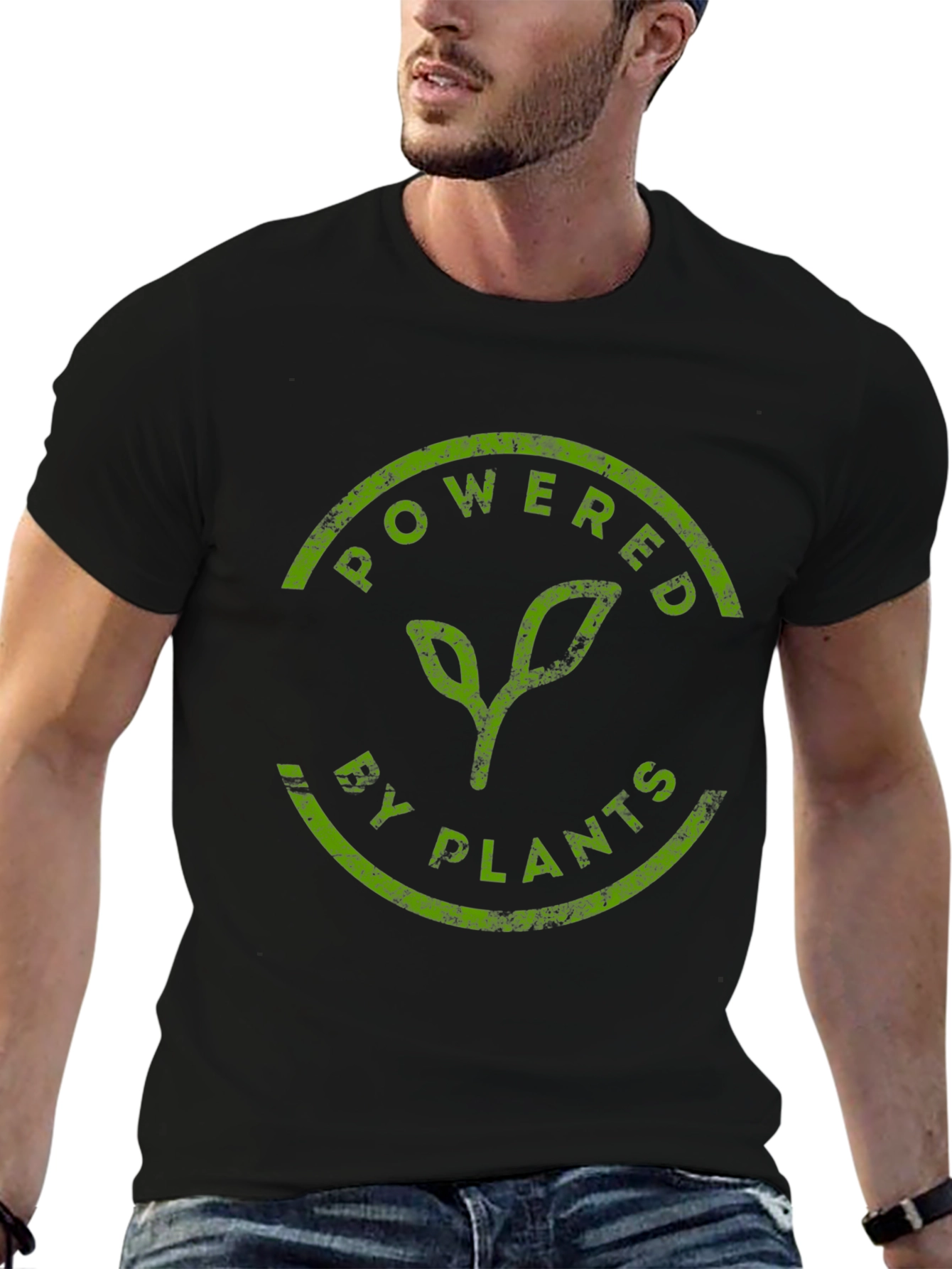 Powered By Plants Vegan Graphic T-Shirt