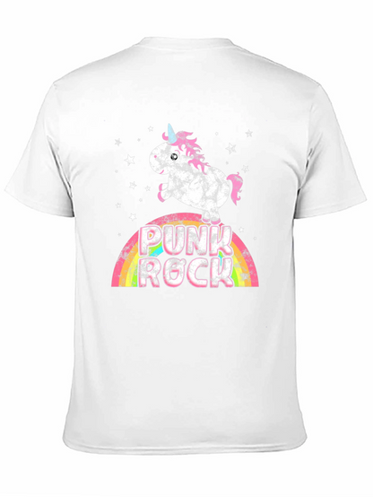 Punk Rock Unicorn Graphic T-Shirt
