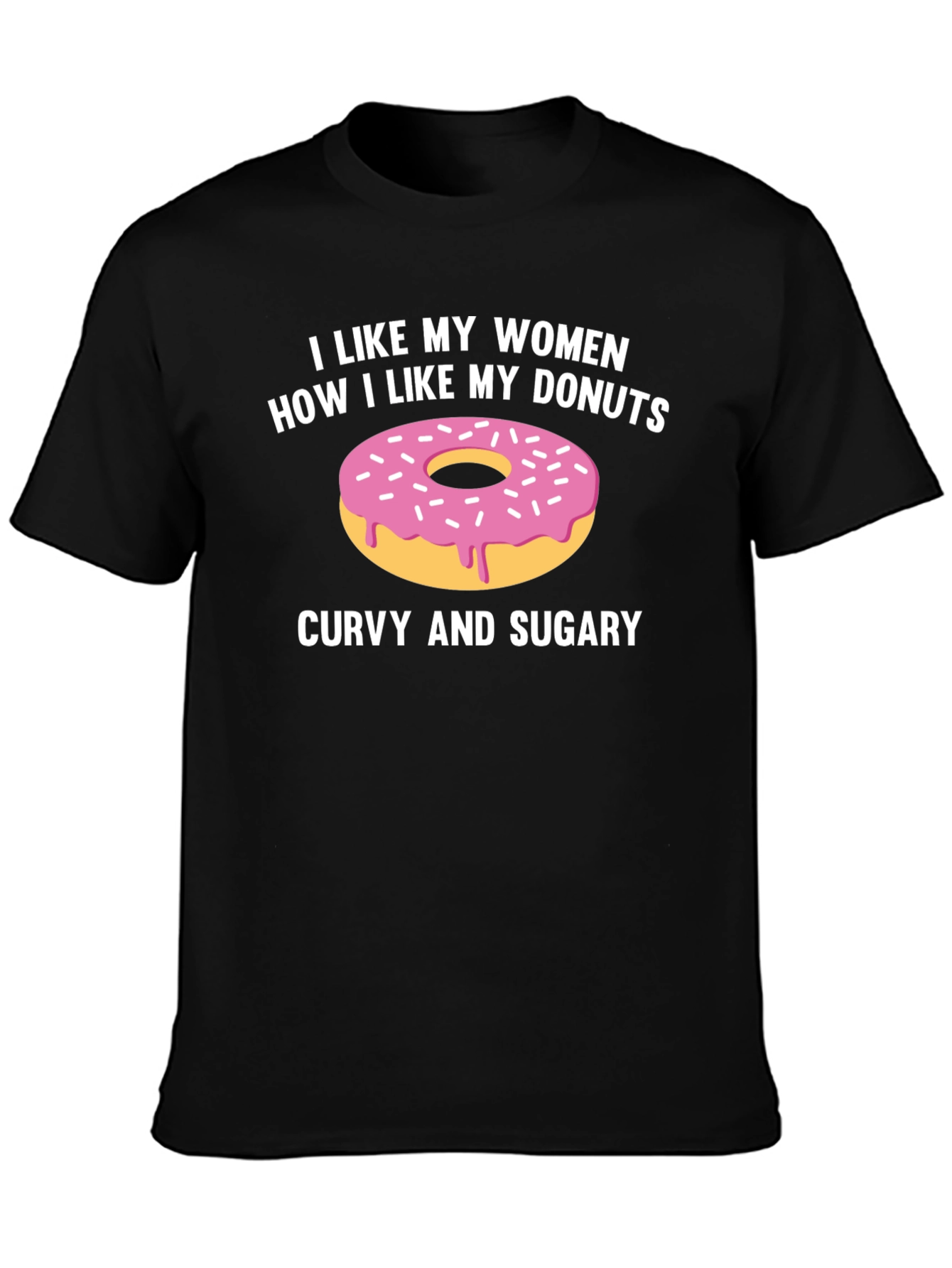 Curvy & Sugary Womens T-Shirt