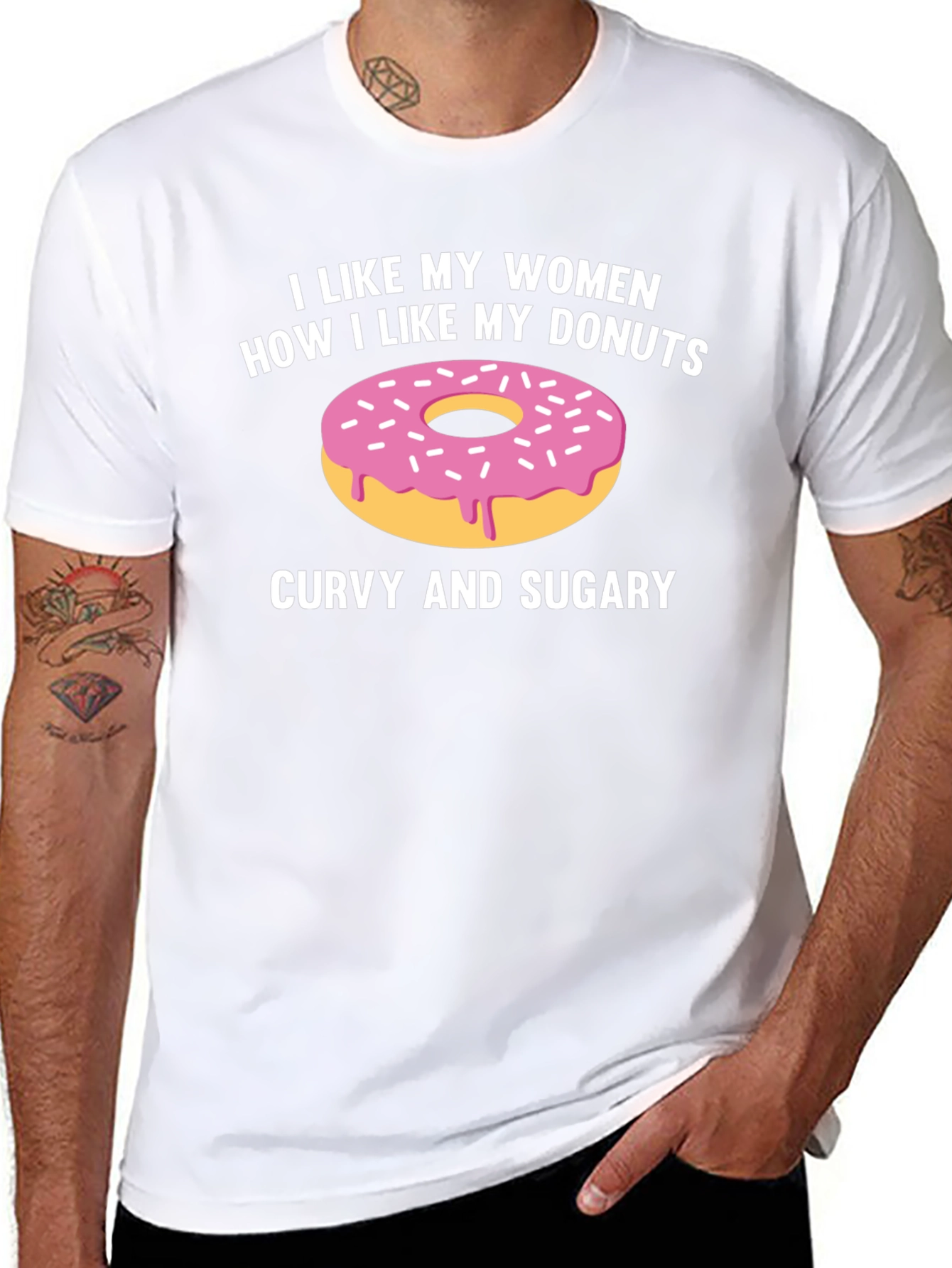 Curvy & Sugary Womens T-Shirt