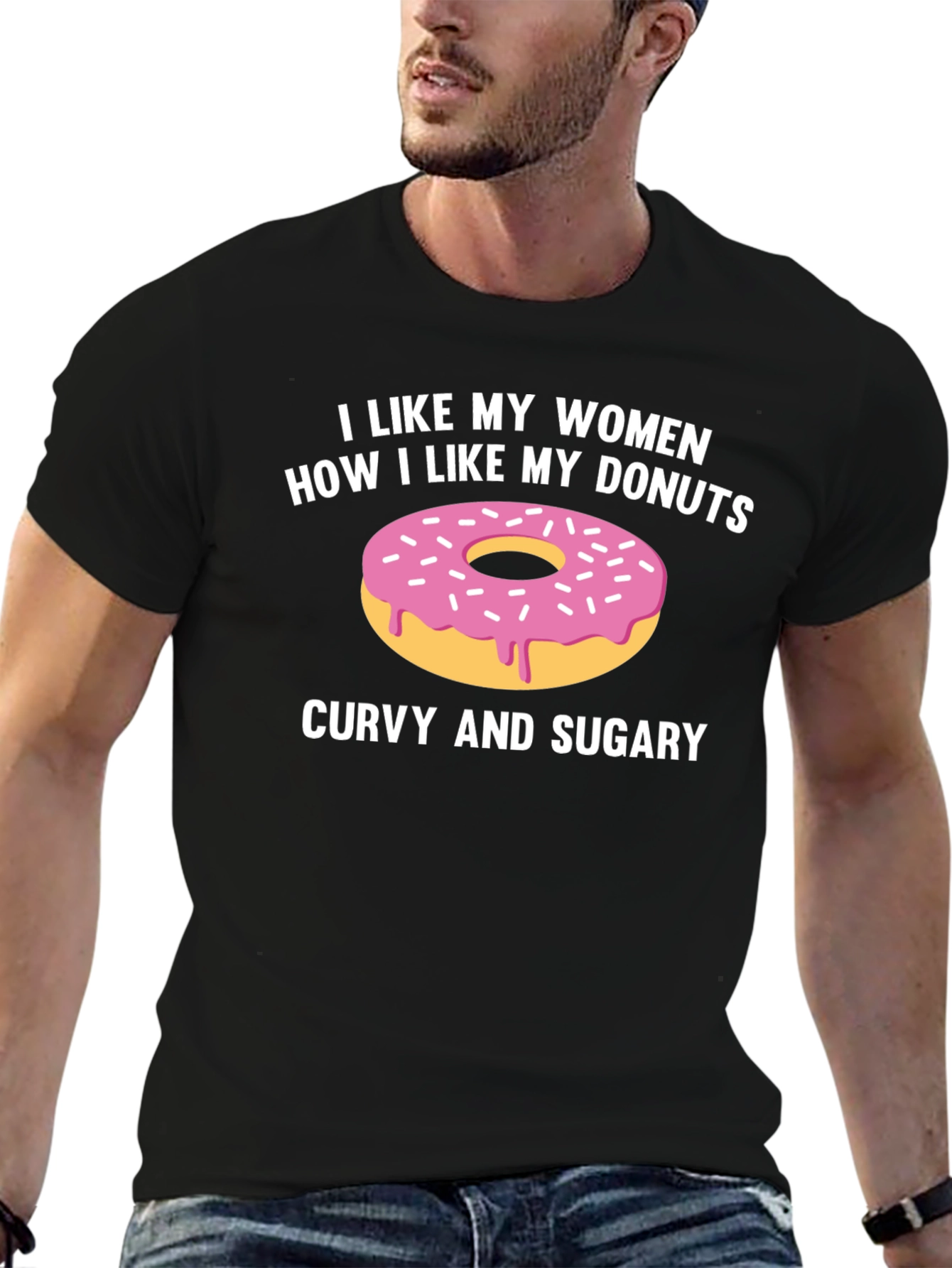 Curvy & Sugary Womens T-Shirt
