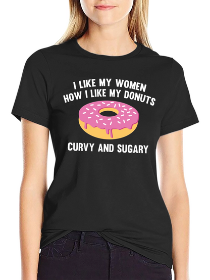 Curvy & Sugary Womens T-Shirt