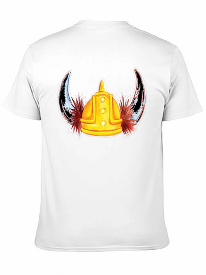 Viking Helmet T-Shirt - Mens Black Tee