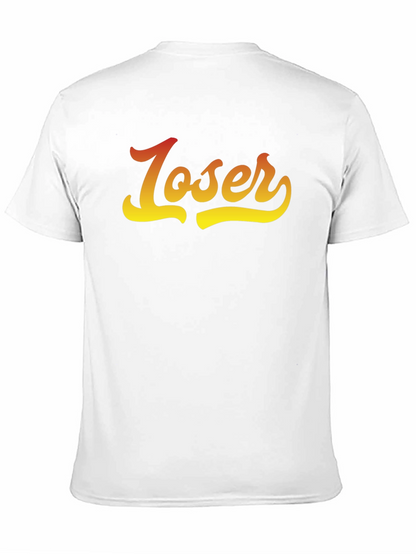 Loser Gradient Graphic Tee - Casual Comfort Fit