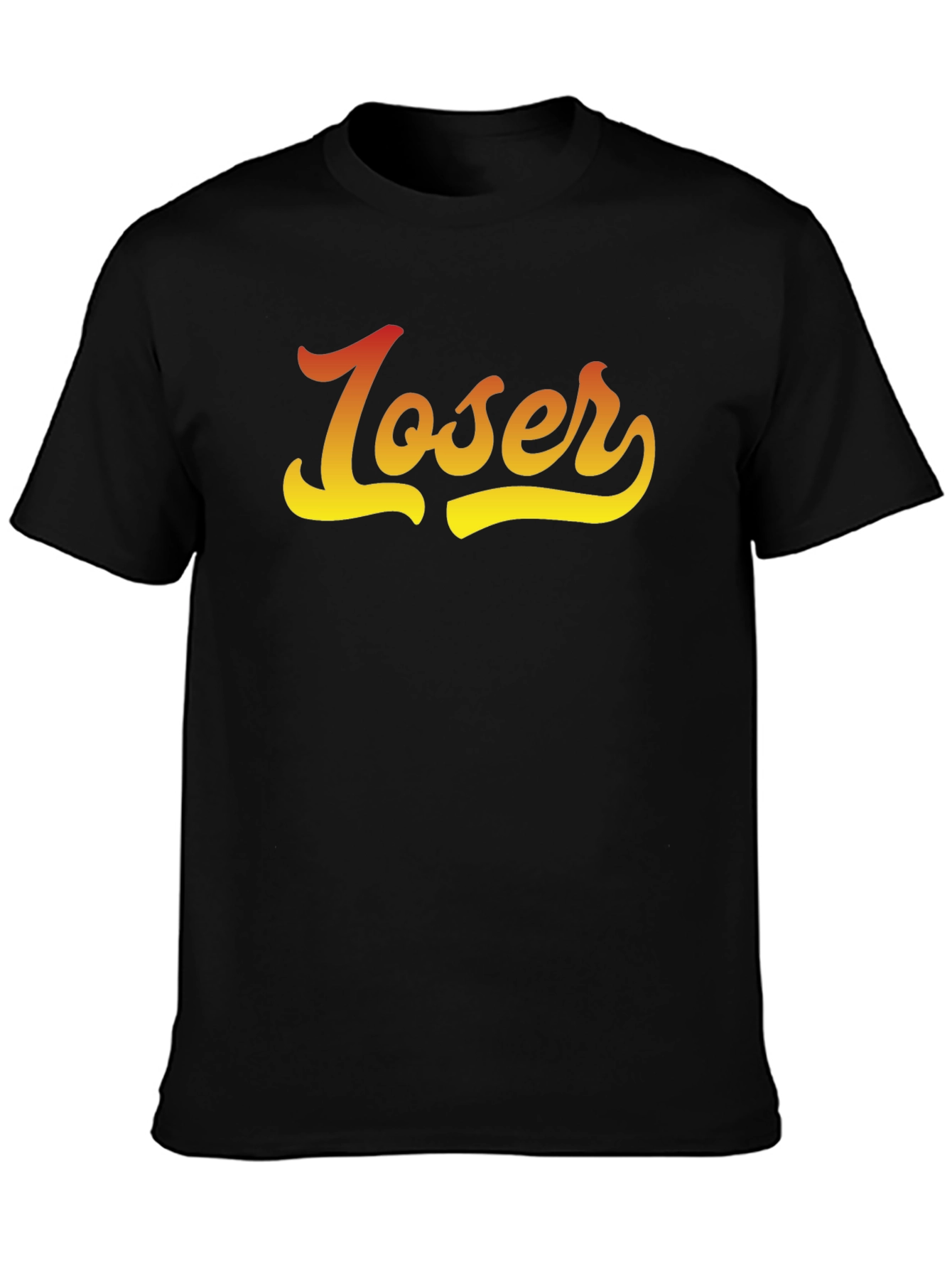 Loser Gradient Graphic Tee - Casual Comfort Fit