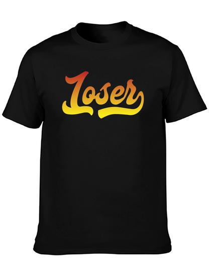 Loser Gradient Graphic Tee - Casual Comfort Fit