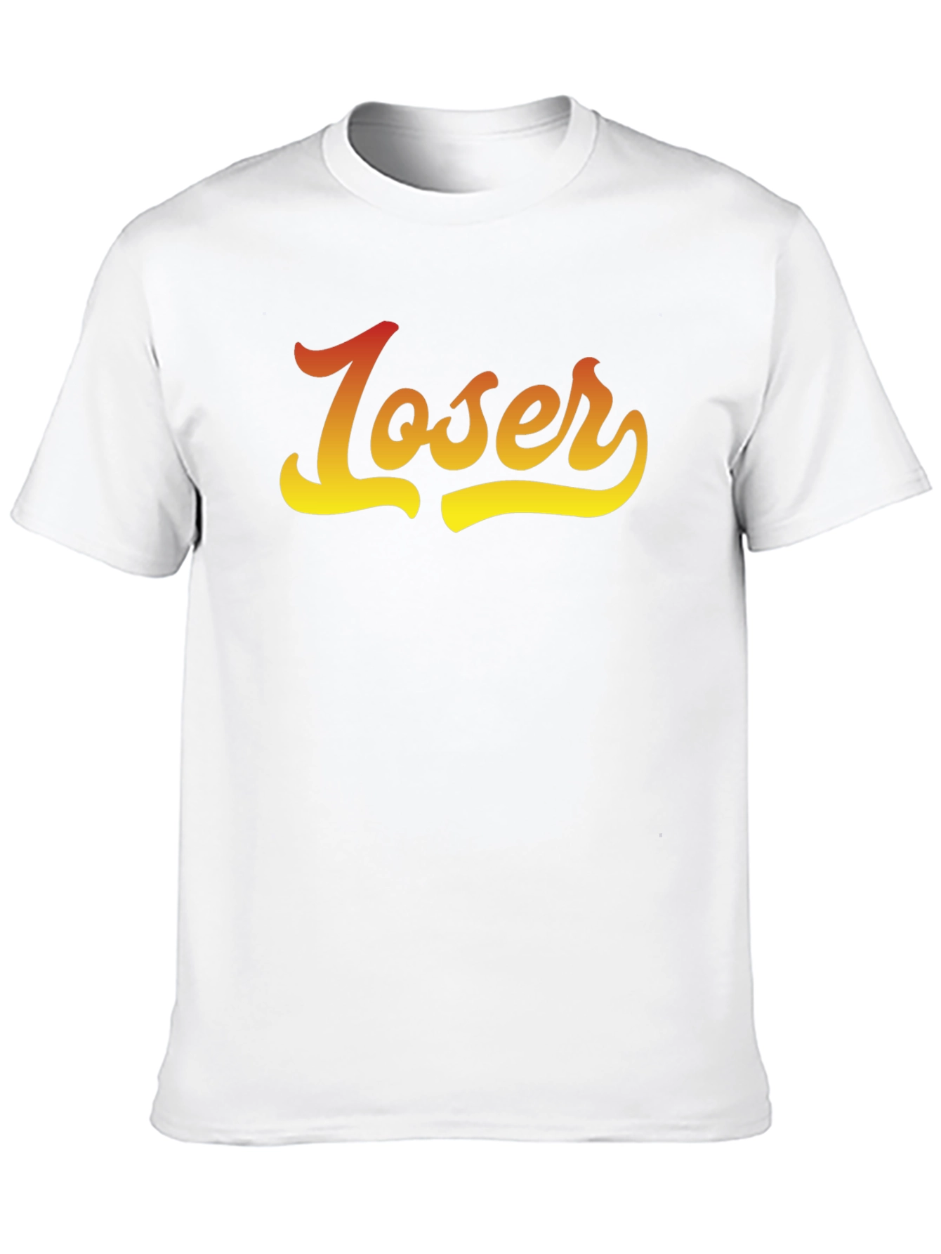 Loser Gradient Graphic Tee - Casual Comfort Fit