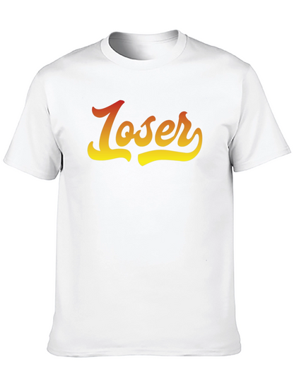 Loser Gradient Graphic Tee - Casual Comfort Fit