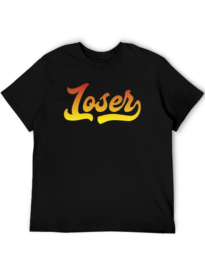 Loser Gradient Graphic Tee - Casual Comfort Fit