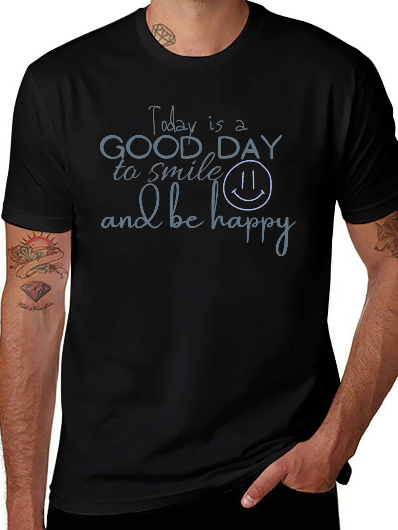 Today Is A Good Day T-Shirt - Black