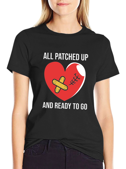 All Patched Up Heart Graphic Tee