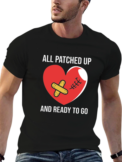 All Patched Up Heart Graphic Tee