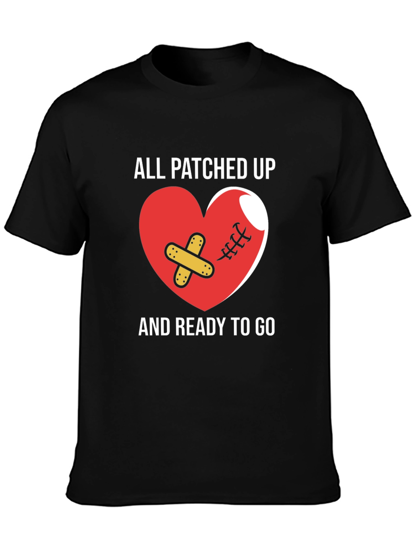 All Patched Up Heart Graphic Tee