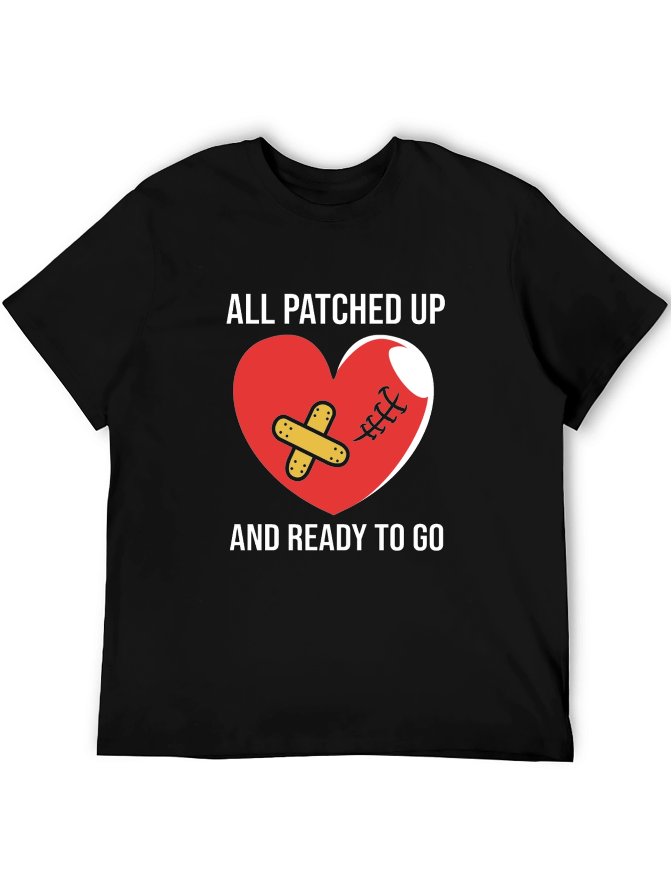 All Patched Up Heart Graphic Tee