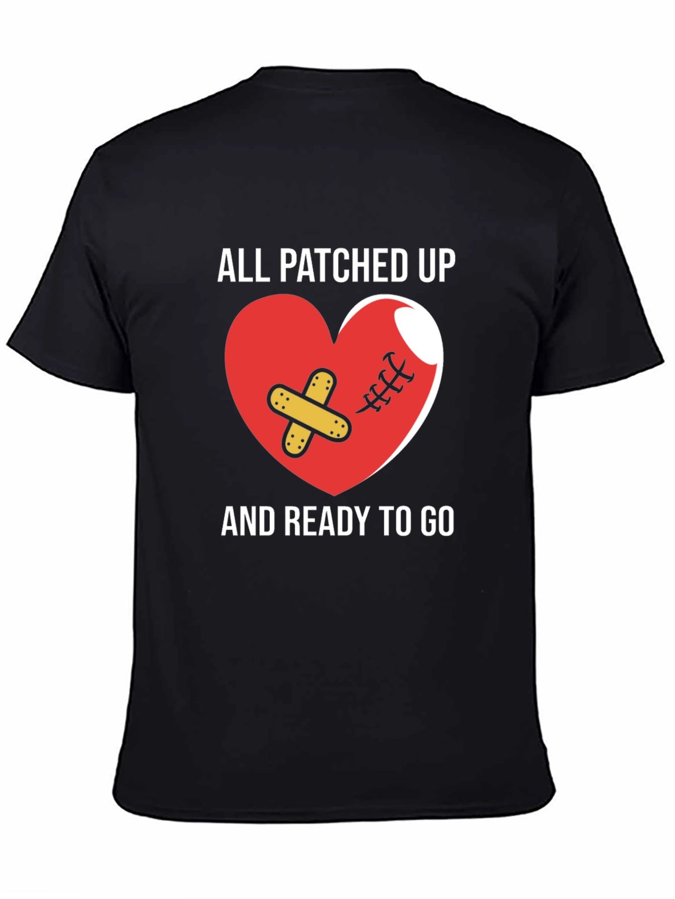 All Patched Up Heart Graphic Tee