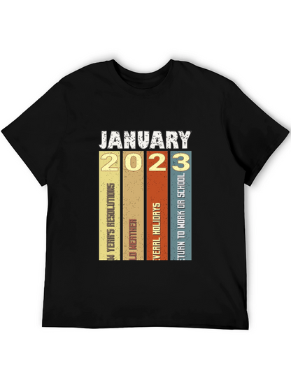 January 2023 Retro T-Shirt