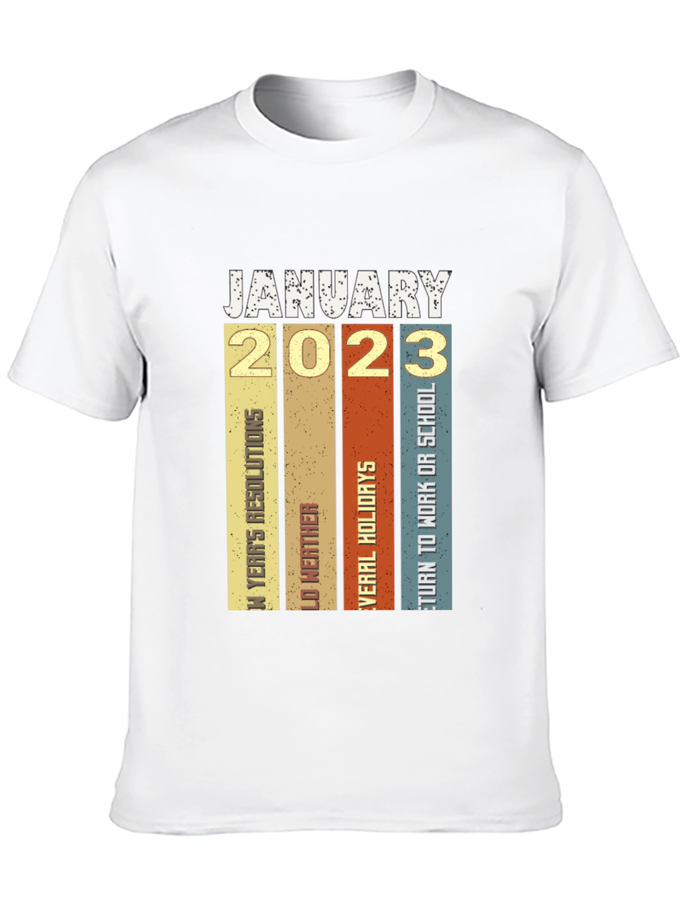January 2023 Retro T-Shirt
