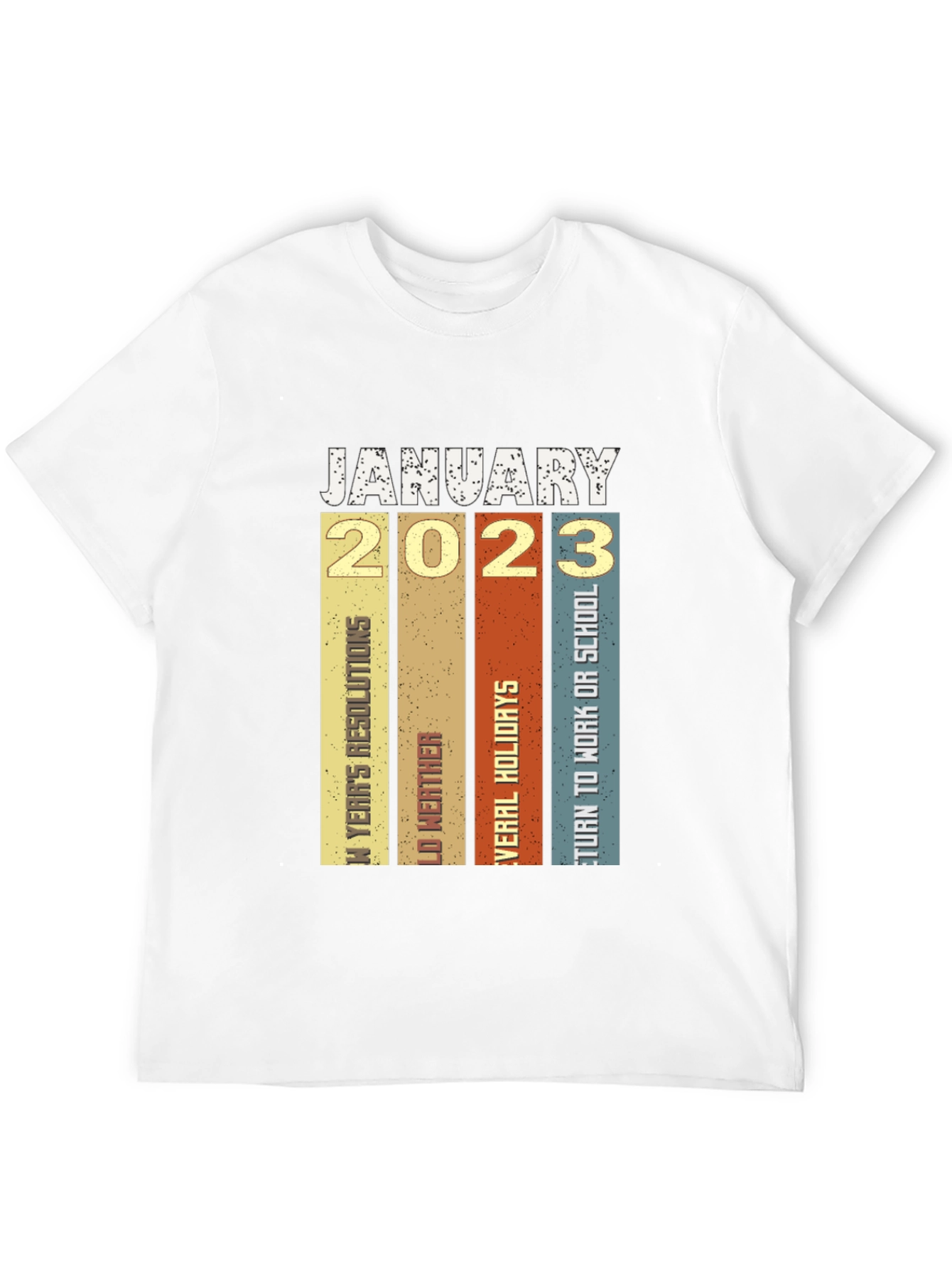 January 2023 Retro T-Shirt