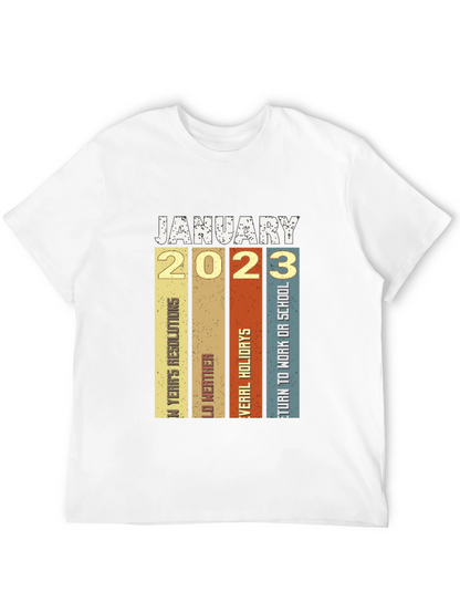 January 2023 Retro T-Shirt