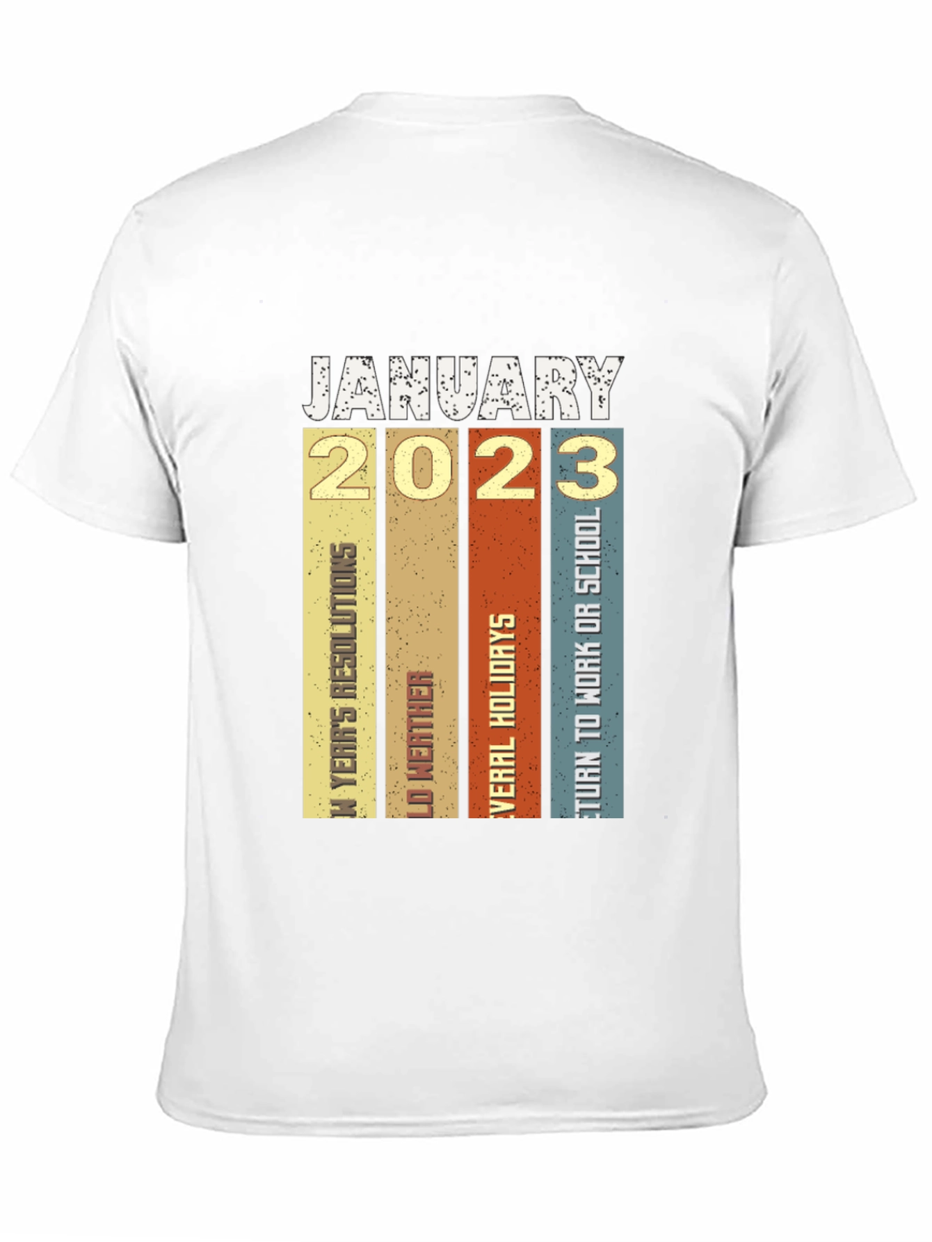 January 2023 Retro T-Shirt