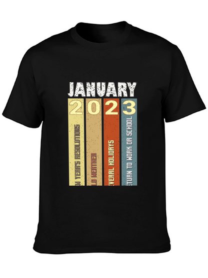 January 2023 Retro T-Shirt
